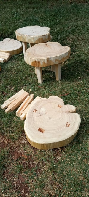 How to make a Bespoke Outdoor Cypress Side Table Set – work in progress