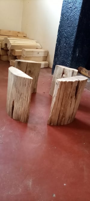 How to make a Bespoke Outdoor Cypress Side Table Set – work in progress
