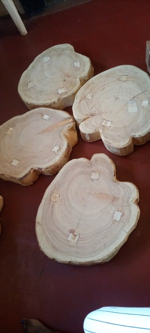 How to make a Bespoke Outdoor Cypress Side Table Set – work in progress