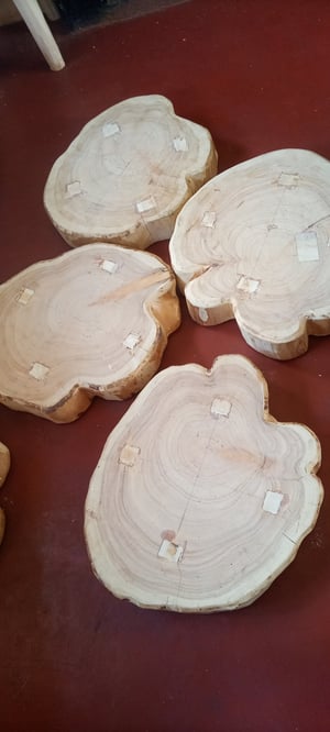 How to make a Bespoke Outdoor Cypress Side Table Set – work in progress