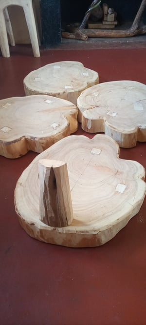 How to make a Bespoke Outdoor Cypress Side Table Set – work in progress