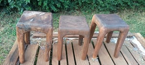 How to make a Bespoke Outdoor Cypress Side Table Set – work in progress