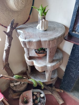How to make a Bespoke Outdoor Cypress Side Table Set – work in progress