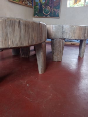 How to make a Bespoke Outdoor Cypress Side Table Set – work in progress