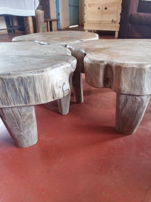 How to make a Bespoke Outdoor Cypress Side Table Set – work in progress