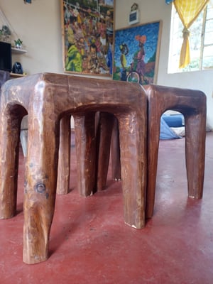 How to make a Bespoke Outdoor Cypress Side Table Set – work in progress