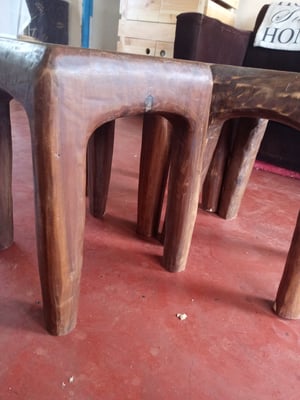 How to make a Bespoke Outdoor Cypress Side Table Set – work in progress