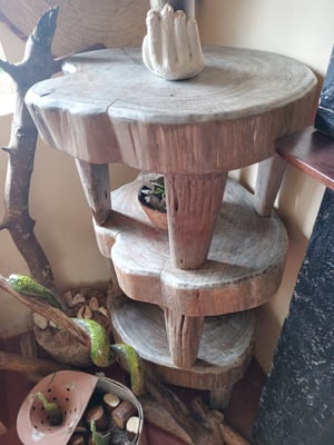 How to make a Bespoke Outdoor Cypress Side Table Set – work in progress