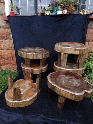 How to make a Bespoke Outdoor Cypress Side Table Set – work in progress