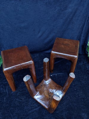 How to make a Bespoke Outdoor Cypress Side Table Set – work in progress