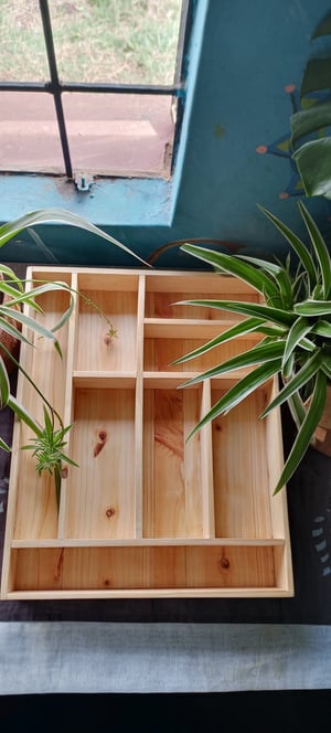 How to make a Custom Cypress Cutlery Tray 38.5×48 cm – work in progress