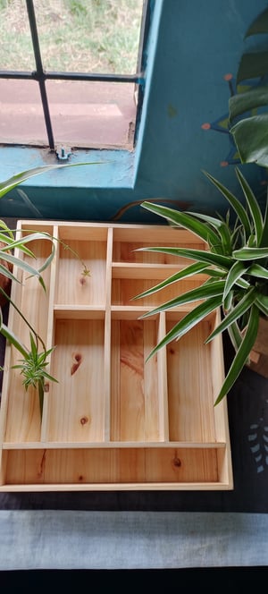 How to make a Custom Cypress Cutlery Tray 38.5×48 cm – work in progress