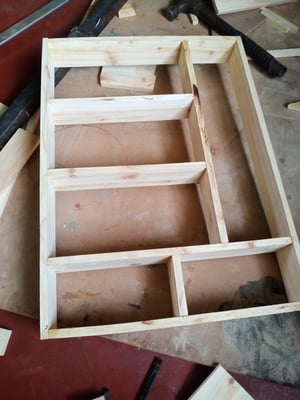 How to make a Custom Cypress Cutlery Tray for Short Drawer – work in progress