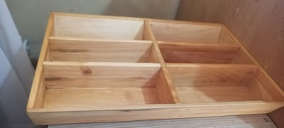 Made-to-measure cutlery tray according to drawing within custom made realization