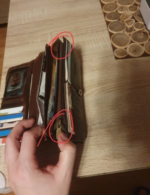 How to make a Custom Leather Wallet for 10 Cards & Coins – work in progress