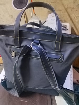 How to make a Bespoke Convertible Backpack Shoulder Bag – work in progress
