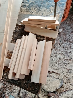 How to make a Custom Cypress Cutlery Tray With Knife Blocks – work in progress