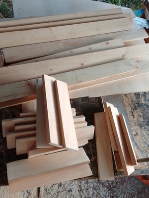 How to make a Custom Cypress Cutlery Tray With Knife Blocks – work in progress