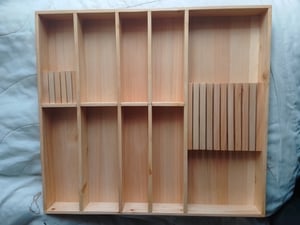 How to make a Custom Cypress Cutlery Tray With Knife Blocks – work in progress