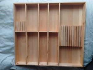 How to make a Custom Cypress Cutlery Tray With Knife Blocks – work in progress