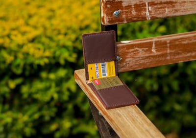 Custom-Made Leather Credit Card Wallet