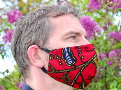 Face mask african print