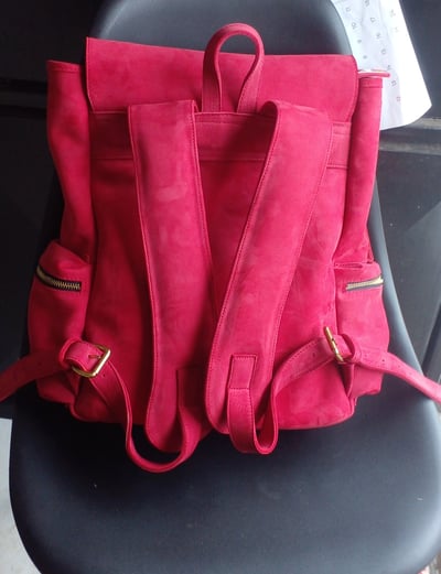 Taylor made Unisex Backpack: Hot Pink/Black/White within custom made realization
