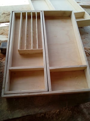 How to make a Custom Cedar Cutlery Trays With Knife Block – work in progress