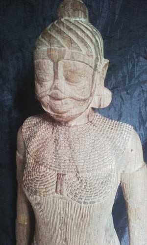 Wie man Buddha-Statue einer afrikanischen Frau nach Maß herstellt – Arbeitsschritte