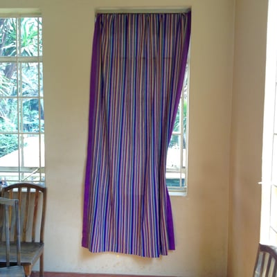 African Print Curtains - Custom Size/Design w/ Roles within custom made realization