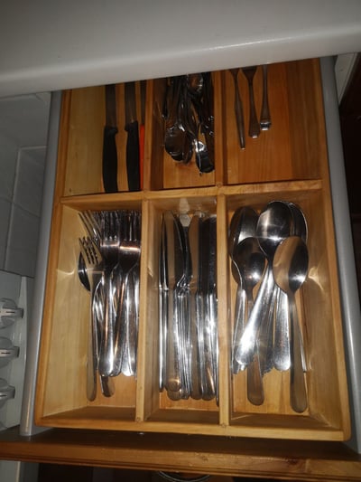 Made-to-measure cutlery tray according to drawing photos from customer