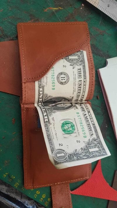 Special wallet within custom made realization