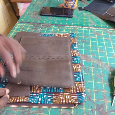 Custom made wallet within custom made realization