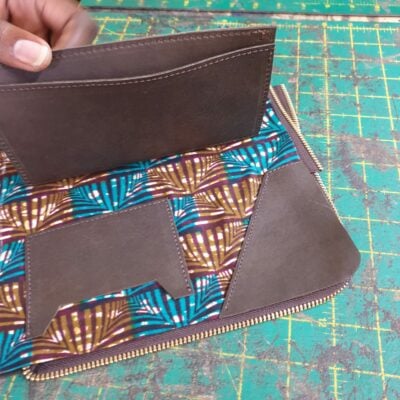 Custom made wallet within custom made realization