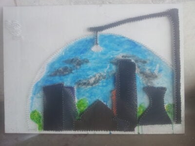 Custom art that conveys the values of our company within custom made realization