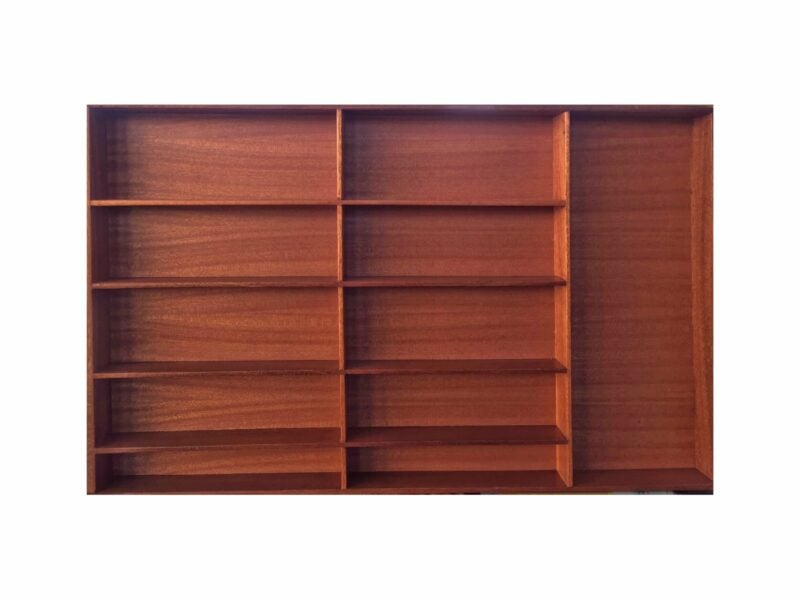 Cutlery drawer with the dimensions LxWxH 77 x 48 x 5 cm made