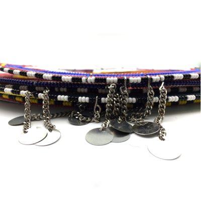 custom made maasai four tiered neckpiece
