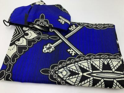 face mask plus headscarf in the enclosed fabric
