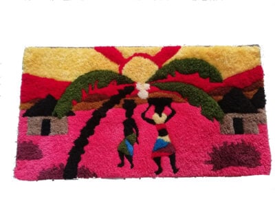 Tapestry wall hanging approx 90cms high by 60 cms wide
