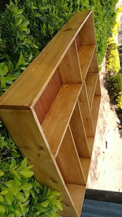 Custom made insert made of beech wood within custom made realization