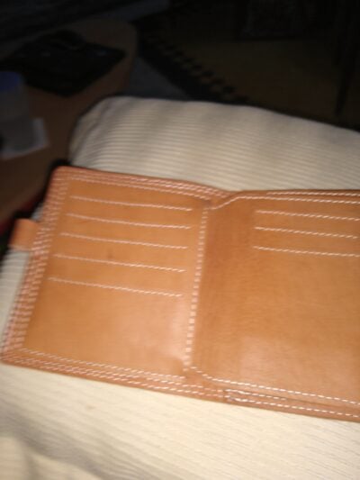 custom made wallet with the outer dimensions H200mmX B125mm photos from customer