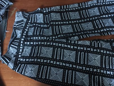 custom made kimono and matching pants made from kitenge within custom made realization