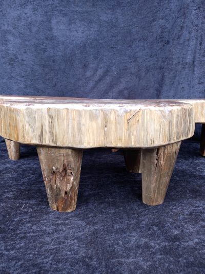 9 different custom made side tables within custom made realization