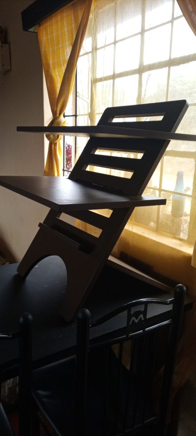 customized solution to work standing at the table within custom made realization