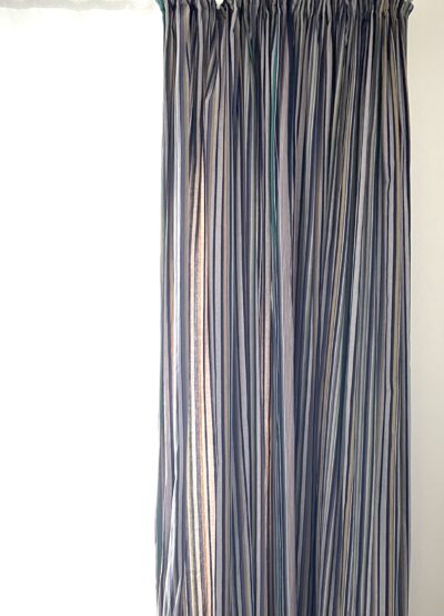 Custom made curtain of kikoi fabric