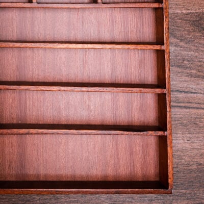 custom made insert made of wood (46 x 48 cm) for a drawer