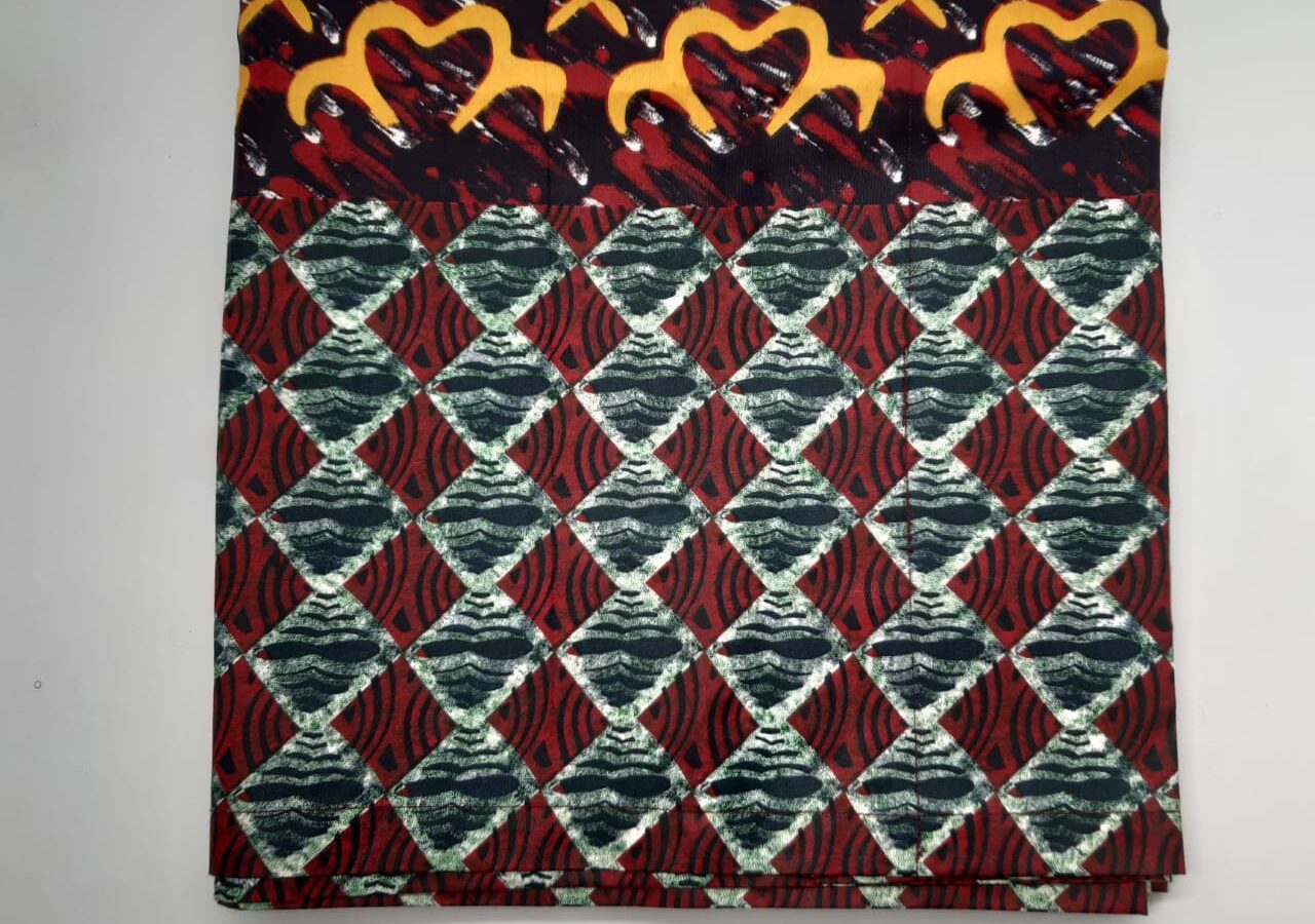 Custom made curtains with African Wax Prints