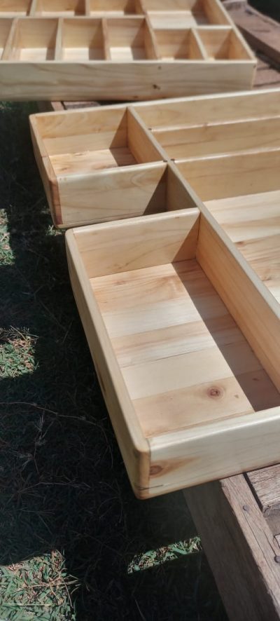custom made inserts for cutlery drawers within custom made realization
