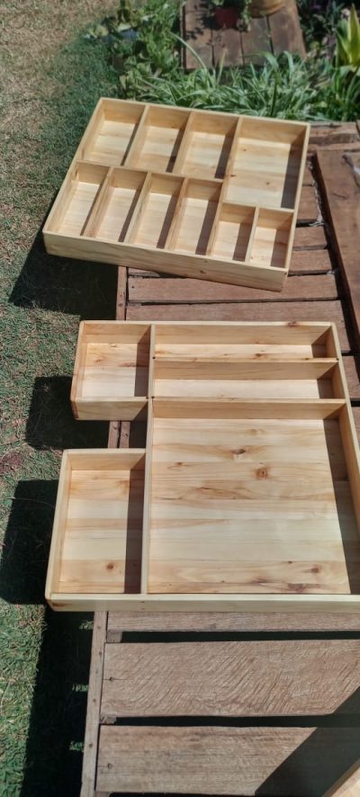 custom made inserts for cutlery drawers within custom made realization